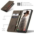 thumbnail image 4 of CaseMe Leather for Samsung Galaxy A13 4G Case, Flip Wallet Leather Case with Card Holder Magnetic Closure Shockproof Kickstand Protective Phone Cases Cover for Samsung Galaxy A13 4G 6.6-inch,Coffee, 4 of 12