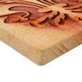thumbnail image 2 of Ambesonne Orange Fitted Sheet, Floral Royal France, Full Size, Orange, 2 of 3