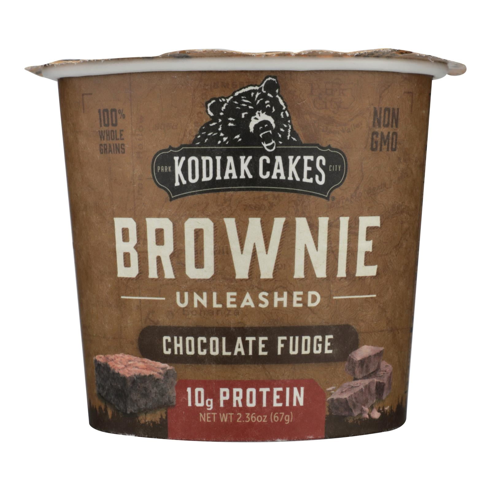 Kodiak Cakes Brownie In Cup Chocolate Fudge Case Of 122.36 Oz