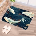 thumbnail image 5 of Whale Non-Slip Polyester Door Carpet Bath Rugs Floor Mat Machine Washable, 5 of 6