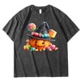 thumbnail image 6 of Godom Fall Pumpkin Shirts Womens Casual Autumn Graphic Tees Halloween Tops, 6 of 7
