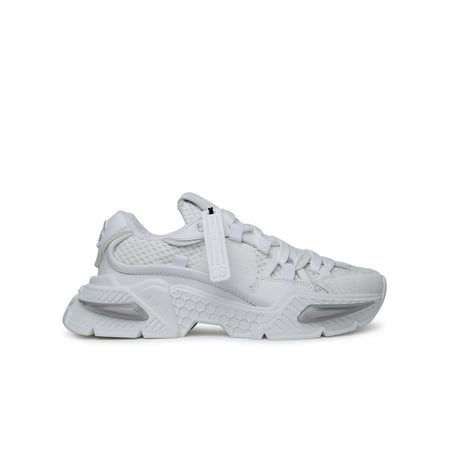 

Dolce & Gabbana Woman Dolce & Gabbana Airmaster White Calf Leather Blend Sneakers