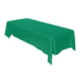 thumbnail image 2 of Mantel cuadrado de poliéster de 145 x 200 cm (57,09 x 78,74 pulgadas), ideal para fiestas de cumpleaños. Fácil de limpiar. Verde, 2 of 4