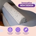 thumbnail image 3 of Barandilla de cama ComfyBumpy para niños pequeños | Barreras de cama para niños pequeños con funda lavable - Protector de barandilla de espuma para cama para niños - Barrera de cama para cama individu, 3 of 5