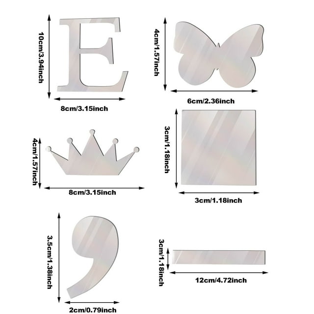 JJKBVCLO Letter Wall Stickers Home Decoration Acrylic Wall Stickers 3d Three Characters English Letter Creative Wall Stickers 26