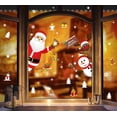 thumbnail image 3 of 3Pcs Christmas Window Stickers Christmas Stickers DIY Decoration Window Stickers Santa Snowman Door Sticker Removable Static Decal Stickers, 3 of 5