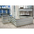 thumbnail image 3 of Michael Amini Montreal Mirrored Linear Square End Table, 3 of 5