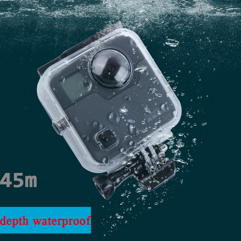 For Gopro Fusion 360 Degree Camera Waterproof Housing Case 45m Underwater Diving Box Protective Case Walmart Com Walmart Com For Gopro Fusion 360 Degree Camera Waterproof Housing Case 45m Underwater Diving Box Protective Case Walmart Com Walmart Com