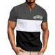 thumbnail image 1 of Mens Casual Pantalones Cortos Cuello Redondo Patchwork Suéter Blusa de Fitness, Camisetas para Hombre, 1 of 5