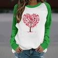 thumbnail image 1 of Meichang Sweatshirts pour Femmes Sweatshirt de la Saint-Valentin Femmes Sweatshirt Graphique Cœur Manches Longues Col Rond Pull de Vacances en Solde Cadeaux de la Saint-Valentin, 1 of 4