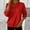 *Red, variant on ClodeEU Womens Lightweight Sweatshirts,Long Sleeve Half Zip Up Pullover,Fashion Loose Clothes Tops Yellow,Womens Plus L