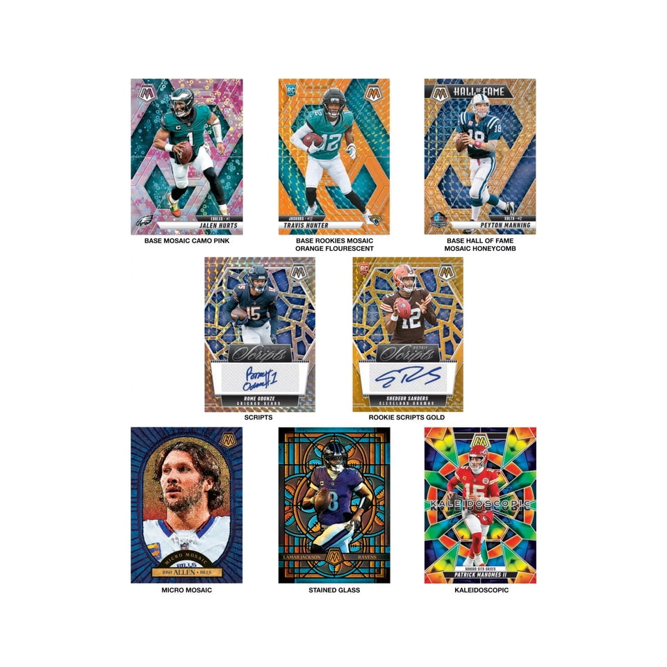 2025 Panini Mosaic Football Mega Box