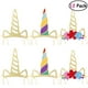 thumbnail image 1 of KAKOWELY 12 piezas de sombreros de fiesta de cuerno de unicornio con purpurina para niños, suministros para cumpleaños, baby shower, fiesta temática de unicornio, 1 of 4