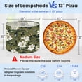 thumbnail image 2 of Lampshades 2 Pack Delicate White Lilies Butterflies Olive Green Floral 13"x13"x10" Light Shade for Table Lamps Floor Lamp Shades Lampshade Replacement Easy Assembly Moody Boho Home Decor, 2 of 8