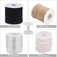thumbnail image 7 of 20 Packs Small Empty Spools White Plastic Spools Weaving Bobbins Craft Spools for Embroidery Thread Paracord Yarn Ribbon Crafts and Sewing 2.2X 2.3 inch, 7 of 7