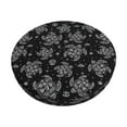 thumbnail image 2 of Lsque Turtle Round Bar chair cushion covers Velvet Fabric Premium Comfort Protects from Scratches and Stains for 14-17 Inch Chair- 13 inch, 2 of 7