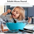 thumbnail image 6 of 4 Pieces Large Mixing Spoon Heat Resistant Silicone Basting Utensil Spoon Non Stick Serving Spoon for Mixing, Baking, 6 of 6