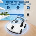thumbnail image 7 of Cordless Robotic Pool Cleaner for Above Ground Pools – 130 Min Runtime, Self-Parking Automatic Pool Vacuum, Lightweight Portable Design, 7 of 7