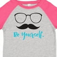 thumbnail image 4 of Inktastic Be Yourself, Glasses, Mustache, Moustache Boys or Girls Toddler T-Shirt, 4 of 5