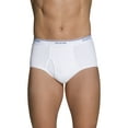 thumbnail image 2 of Fruit of the Loom Men's White Briefs, 3 Pack, 2 of 4