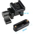 thumbnail image 6 of CAMVATE Quick Release Clamp and Cold Shoe Mount Adapter, Black Wingnut, 6 of 6