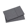 thumbnail image 3 of Mainstays Super Soft Brushed Microfiber Pillowcase Set, Grey Embossed Hayden Paisley, King, 2 Piece, 3 of 7