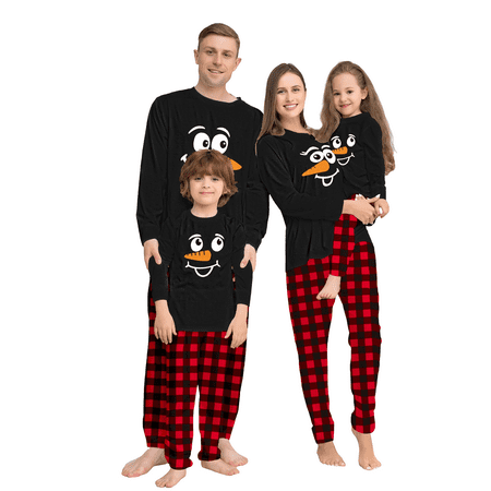 

Christmas Pajamas for Family Matching Holiday Couple Xmas Sets Festive Christmas Outfit Christmas Pjs with Plaid