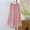Pink, variant on Olyvenn Stylish Summer Wide Leg Pants for Women Casual Fashion Vintage Elastic Waist Trousers Solid Color Loose Fit Comfy Beach Pant Green XL