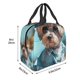 thumbnail image 3 of Disketp Stylish Dog in Denim Outfit Bolsa Térmica para Almuerzo para Hombre y Mujer, Ideal para Trabajo, Senderismo y Picnic, 3 of 8