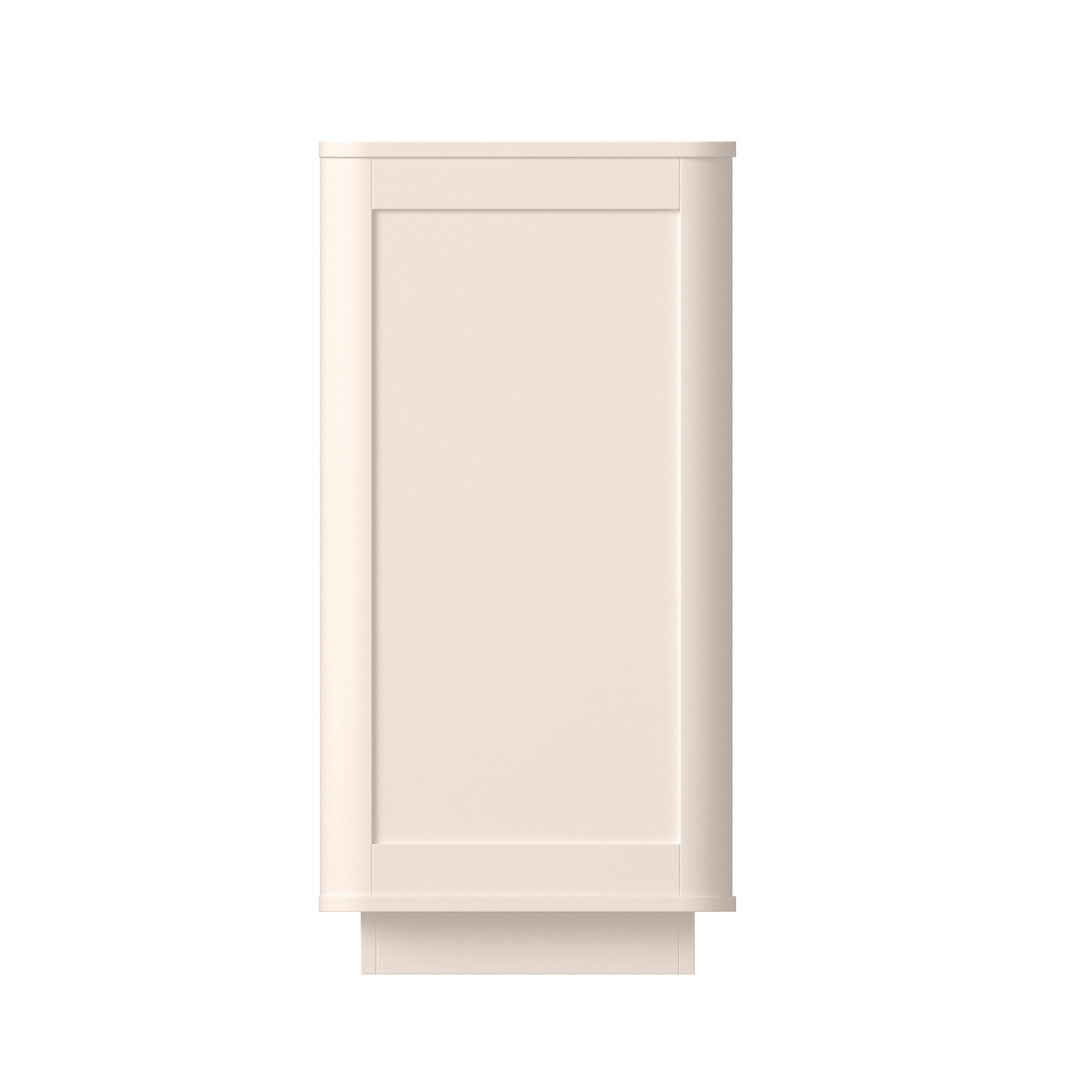 Aukfa 6 Drawer Dresser with 3D Wave Front Design, Modern Wood Double Dresser, Wide Chest of Drawers with Anti-Tip Kit for Bedroom,Off White