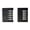 2A, variant on VKLU 5 Subject Spiral Notebook A5, College Ruled Divider Journal with Removable Tabs, PP Hardcover Project Organizer for Office Meetings & Work, 300 Pages, Solid Black