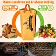 thumbnail image 4 of BBQ Blanket for Resting Meat,Smoker Meat Resting Blanket, Reusable Smoker Grilling Meat Insulated Resting Bag with Wide Mouth for Large Brisket/Beef/Pork Shoulders/Turkeys (BBQ Blanket 15in), 4 of 6