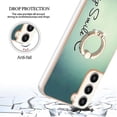 thumbnail image 4 of Funda para Samsung Galaxy S23+ 5g con galvanoplastia de doble cara IMD y soporte para anillo (sonrisa), 4 of 5
