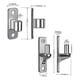 thumbnail image 3 of Stainless Steel Gate Hinge, 3.9 Inches with 5/8 Inch Hole, Wall-Mounted for Farm Gates, 3 of 5