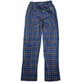 thumbnail image 2 of Hanes Mens Micro Fleece Sleep Lounge Pajama Pant 41373-X-Large (Blue Plaid), 2 of 3