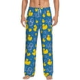 thumbnail image 2 of Lsque Rubber Duck Print Men's Pajama Pants, Lounge Pant - Comfortable Home Wear,Elastic Waistband, Stylish Design-Large, 2 of 9