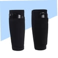 thumbnail image 4 of OUNONA Black Soccer Shin Guard Socks with Breathable Mesh for Outdoor Sports, Athletic Shin Pads, 4 of 8