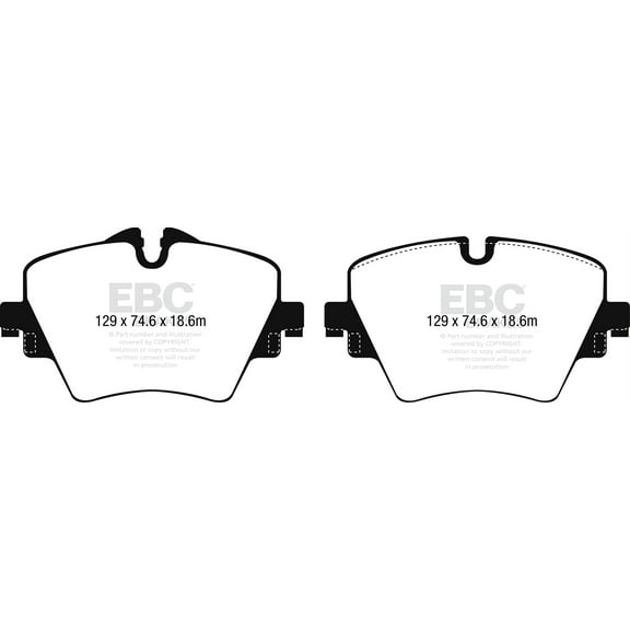 UD1892/ EBC OE Brake Pads Fits select: 2018-2022 BMW X3, 2016-2023 BMW X1