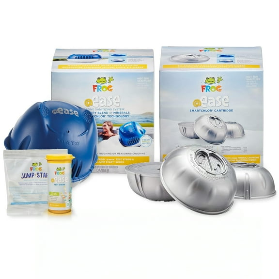 FROG @ease Floating Sanitizing System plus FROG @ease SmartChlor Cartridge 3 Pack, Set