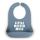 thumbnail image 1 of Babero para Bebé Bella Tunno Little Mister Mess de Silicona Impermeable, 1 of 9