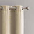 thumbnail image 3 of VCNY Home Annabelle 2-Piece Biege Solid Grommet Blackout Curtain Panel Set, 38" x 84", 3 of 5