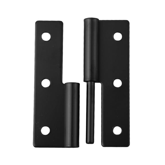 1Pc Black Detachable Hinge Metal Slip Joint Lift Flag Off Door Hinges Door Connector Furniture Hardware Left Right Cabinet Hinge