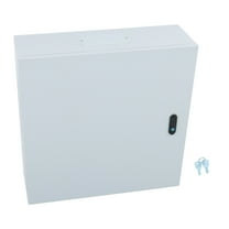 findmall 24x24x8" Industrial Steel Enclosure Electrical Box NEMA 4X IP66 w/Mounting Plate