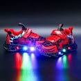 thumbnail image 1 of dibujos animados spiderman niño niña bebé zapatos casuales spiderman LED Luminous Shoes Niños Zapatillas Niño Niña Dibujos animados Led Light Shoes26 Insole16.4cm Gao Jinjia LED, 1 of 2