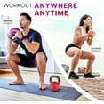 thumbnail image 5 of Yes4All 10lb Premium Coated Kettlebell, Peacock Blue, Single, 5 of 8
