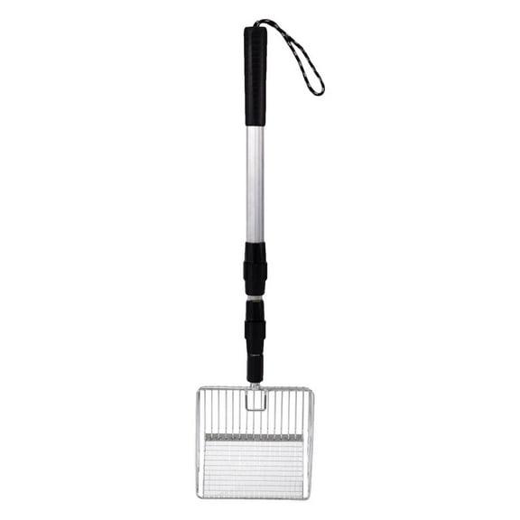 Chicken Coop Rake Stretchable Chicken Coop Cleaning Tools Chicken Coop Accessories Poop Shovel for Separating Poop and Debris from Sand kindly