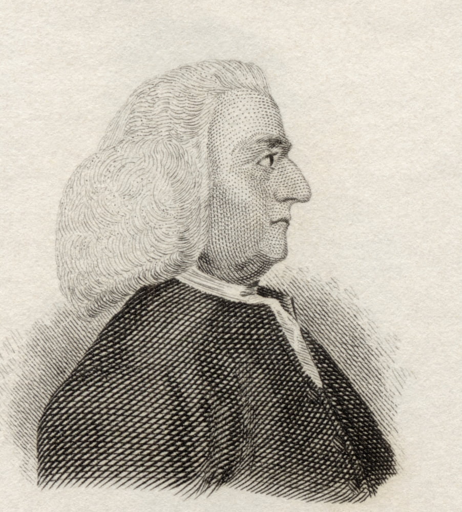 Charles Cotton 1630 To 1687 English Poet And Writer From Crabbs Historical Dictionary Published 1825 Canvas Art - Ken Welsh Design Pics (14 x 15)