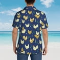 thumbnail image 6 of Goofa Funny Chicken Hawaiian Shirt for Men, Unisex Summer Beach Casual Short Sleeve Button Down Shirts,Aloha Tropical Floral print shirt-X-Large, 6 of 9