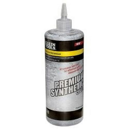 51028 1-Quart Squeeze Bottle Premium Synthetic Clear Lubricant, Designed for use primarily in finished workspaces (for example around painted walls and carpeted.., By Klein Tools Ship from