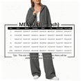thumbnail image 3 of Women's Sweatsuit 2 Piece Outfit Long Sleeve Full Zip Hooded Jacket with Drawstring Wide Leg Pants Relaxed Fit Casual Lounge Wear Tracksuit Set for Fall Winter Daily Light Purple XL, 3 of 6